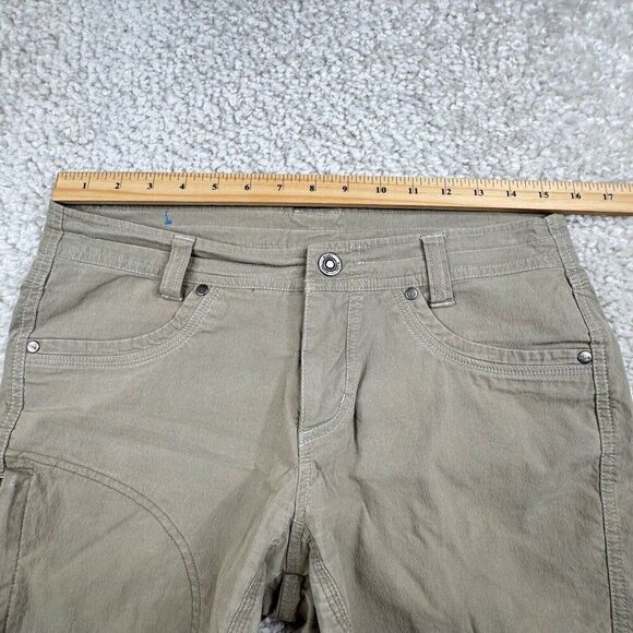 Kuhl Vintage Patina Dye Hiking Shorts Tan Brown - Picture 8 of 14